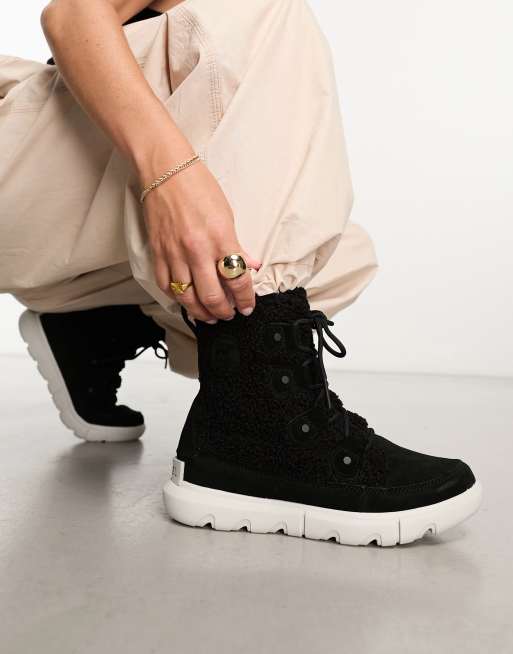 Sorel Explorer Joan Bottines confortables Noir ASOS