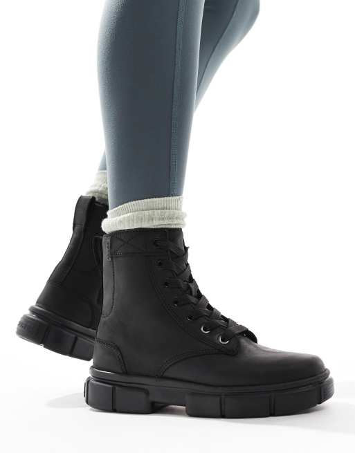 Sorel black leather boots online