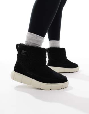 Explorer III - Chaussures de randonnée confortables à enfiler - Noir et blanc cassé 38