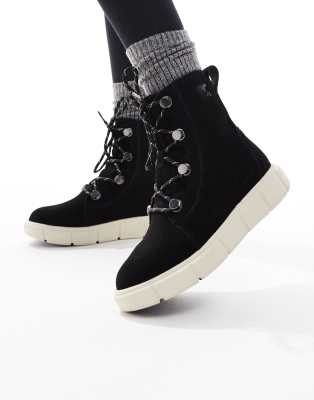 Sorel - Explorer III Joan - Chaussures de randonnée - Noir et blanc cassé