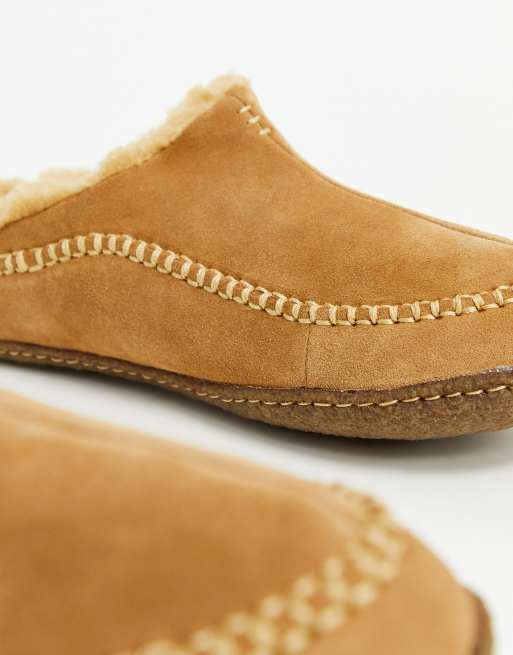 SOREL Falcon Ridge slippers in tan ASOS