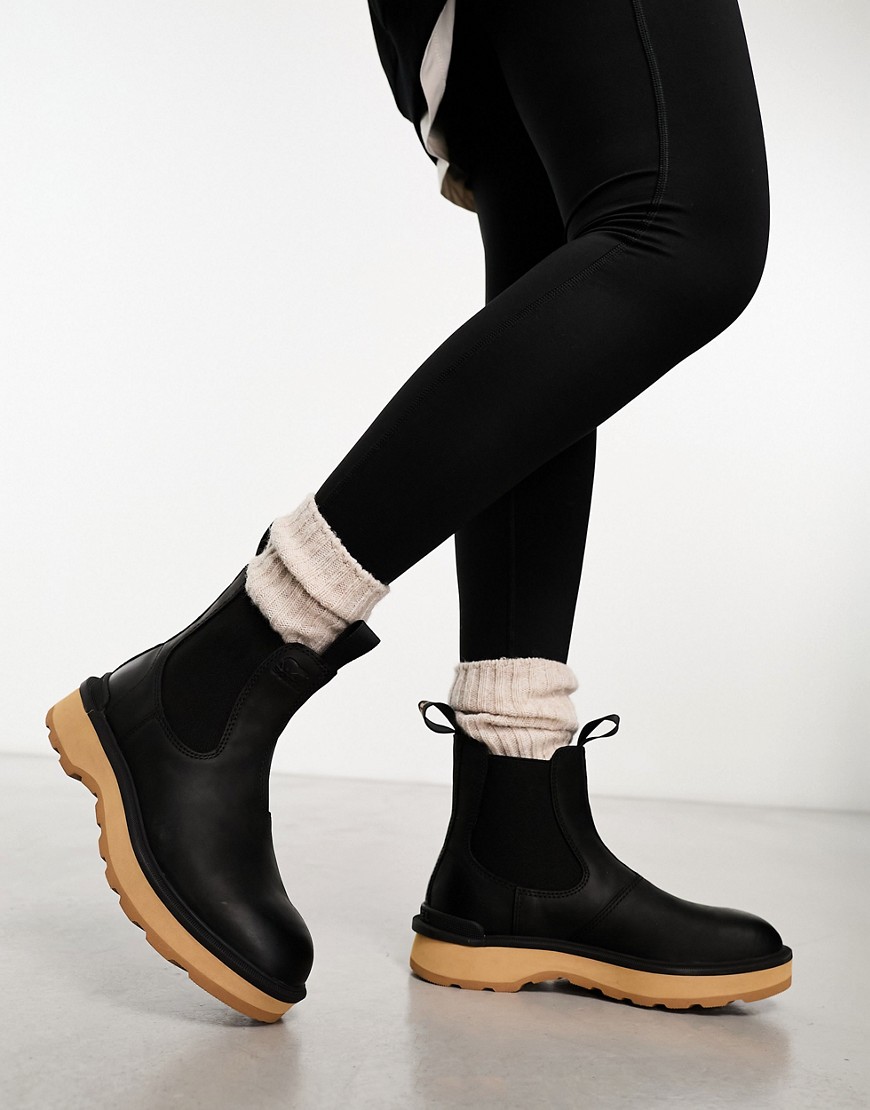 Sorel Hi-Line chealsea boots in black