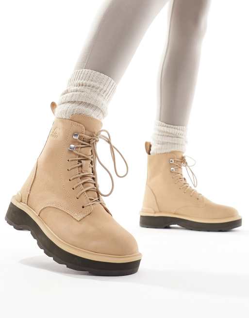 Lightweight lace up outlet boots