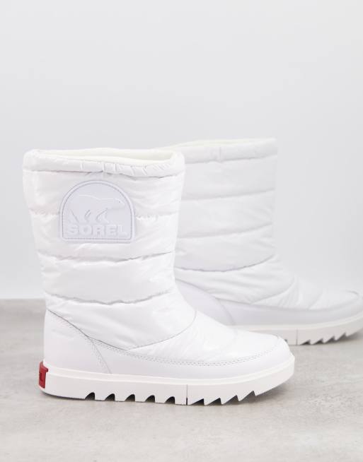 Sorel Joan Of Arctic Next Lite boots in white