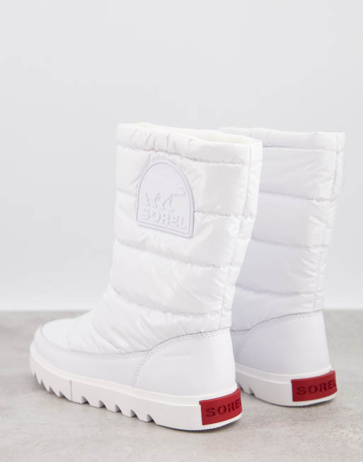 Sorel Joan Of Arctic Next Lite boots in white