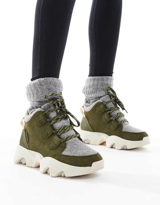 Sorel - Kinetic Impact Caribou Plus - Wandelschoenen in utility groen, 3 van 4