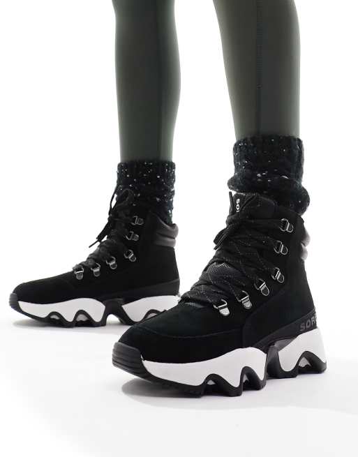 Black lace up outlet waterproof boots