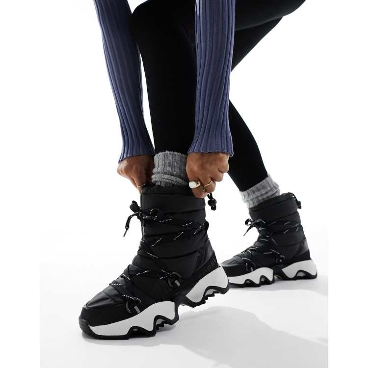 Sorel Kinetic Impact NXT waterproof boots in black ASOS