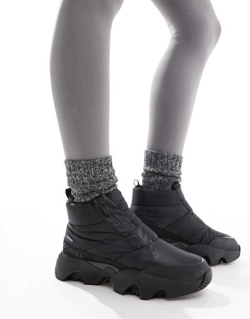 Sorel Kinetic Impact Puffy Zip WP waterproof puffer snow boots in