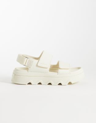  Kinetic sunchase ankle strap sandal in cream