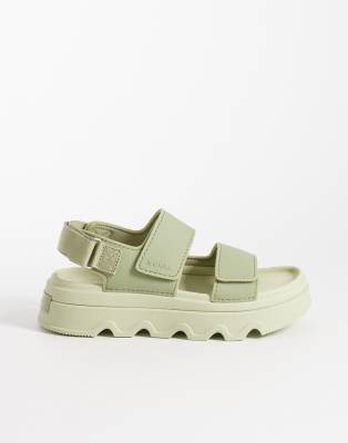 Kinetic Sunchase - Sandalen in Salbeigrün mit Knöchelriemen Grün 38