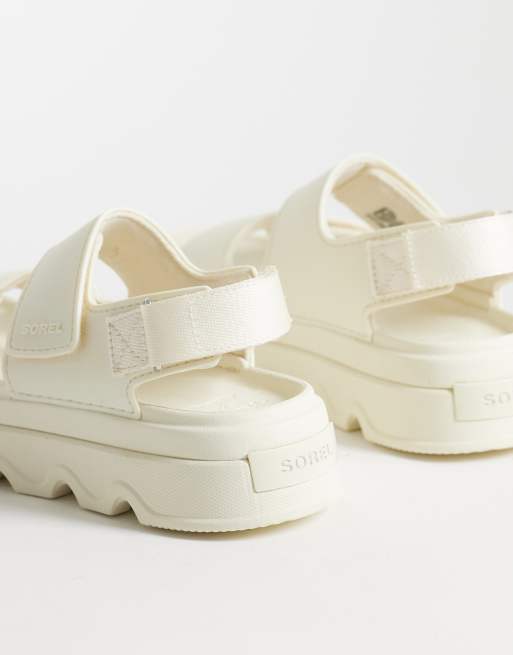 Sorel - Kinetic - Sunchase - Sandalen met enkelbandje in crème, 4 van 4