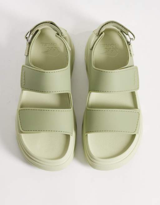 Sorel - Kinetic - Sunchase - Sandalen met enkelbandje in saliegron, 2 van 4