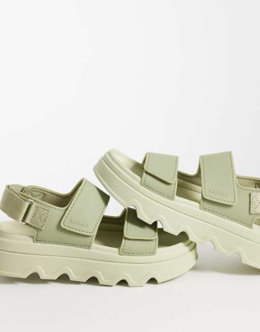 Sorel - Kinetic - Sunchase - Sandalen met enkelbandje in saliegron, 4 van 4