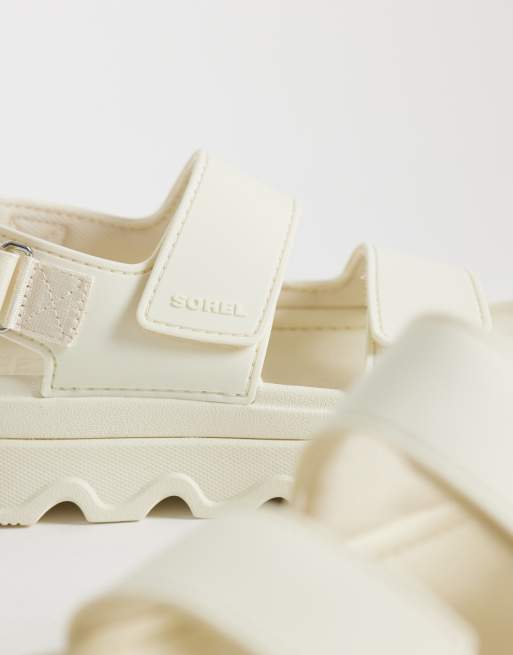 Sorel - Kinetic Sunchase - Sandali color panna con cinturino alla caviglia, 2 di 4