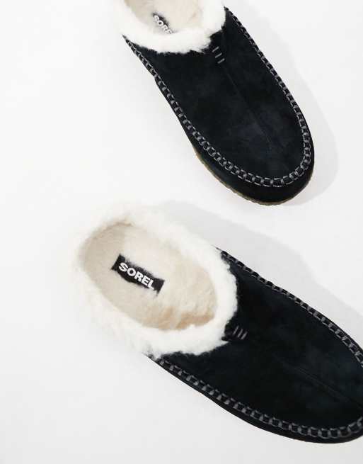 Sorel store sheepskin slippers