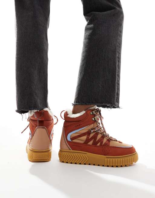 Sorel fleece lined sneakers clearance