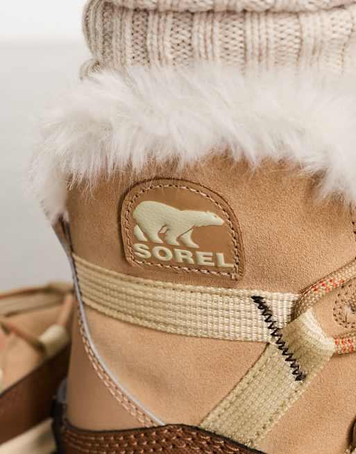 Sorel Ona Rmx Glacy waterproof boots in brown | ASOS