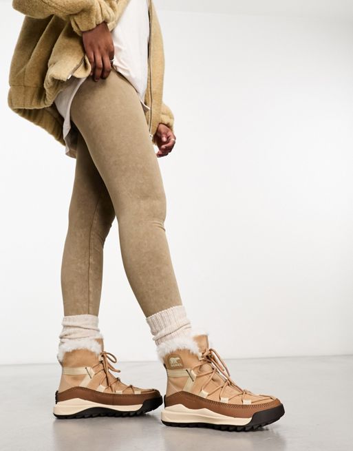 Sorel Ona Rmx Glacy waterproof boots in brown | ASOS
