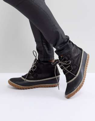 sorel out n about waterproof tall boots in black