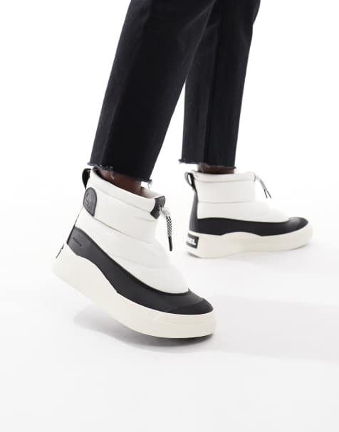 Sorel Out N About Iv Puffy hiking boots in cream and black - view 1