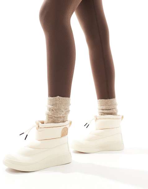 Sorel Out N About IV Puffy WP waterproof snow puffer boots in honey white and canoe - view 1