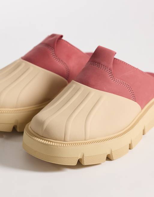 Sorel - Rein - Cremehvide og rosa clogs, 4 af 4