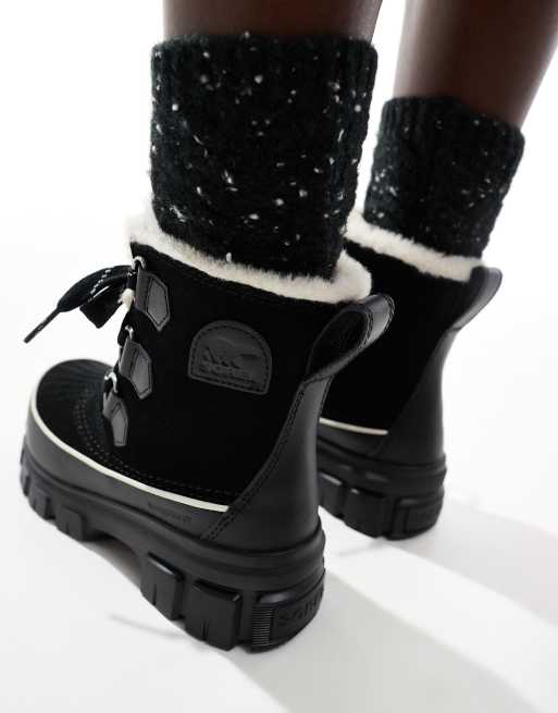 Fur lined sorel boots store