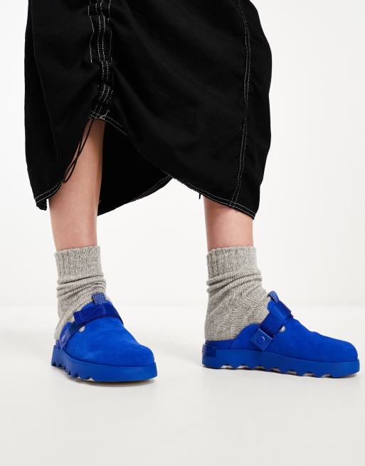 Sorel Viibe clog shoes in electric blue