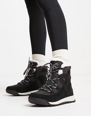 Sorel Whitney II Flurry snow boots in black | ASOS