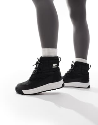 Sorel - Whitney III - Mittelhohe Winterstiefel in Schwarz und Creme