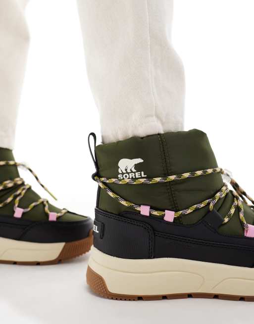 Sorel - Whitney Iii - Slip on-vinterstøvler i mørkegrøn/sort, 2 af 4
