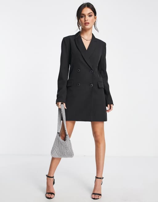 Sort blazerkjole fra Stradivarius