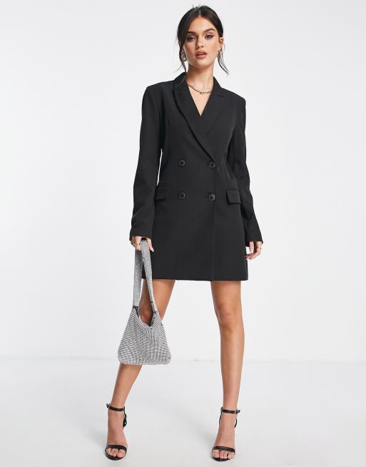 Sort blazerkjole fra Stradivarius