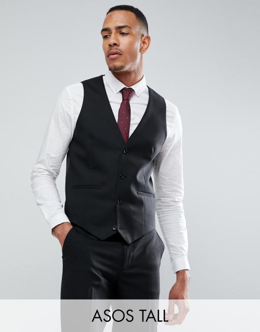  Sort skinny jakkesæt fra ASOS DESIGN Tall, 4 af 4