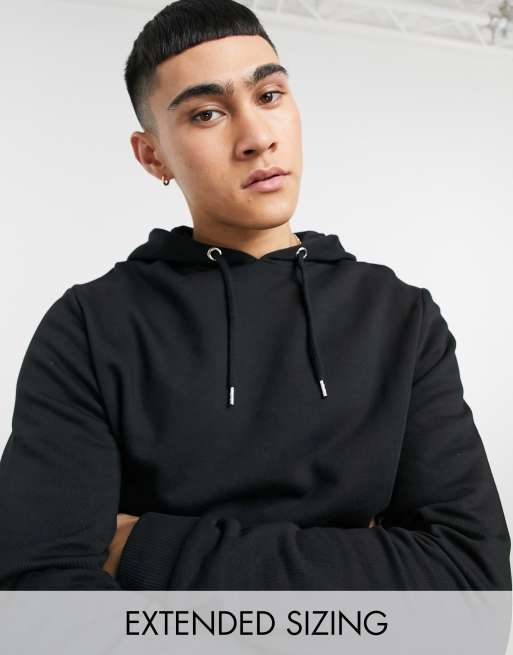 Sort hættetrøje fra ASOS DESIGN