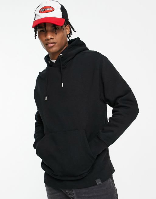 Sort hættetrøje fra Pull&Bear