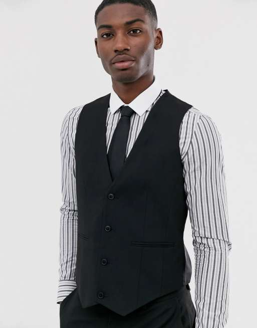 Sort jakkesæt med smal pasform fra ASOS DESIGN, 3 af 5
