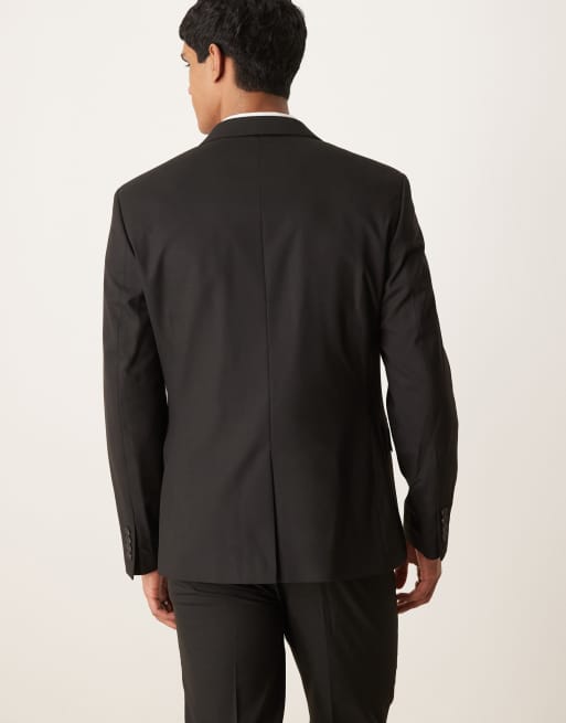 Sort smal habitjakke fra ASOS DESIGN, 3 af 5
