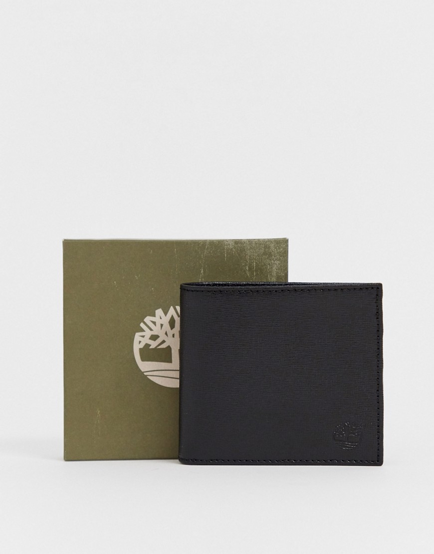 Sort tegnebog i læder fra Timberland