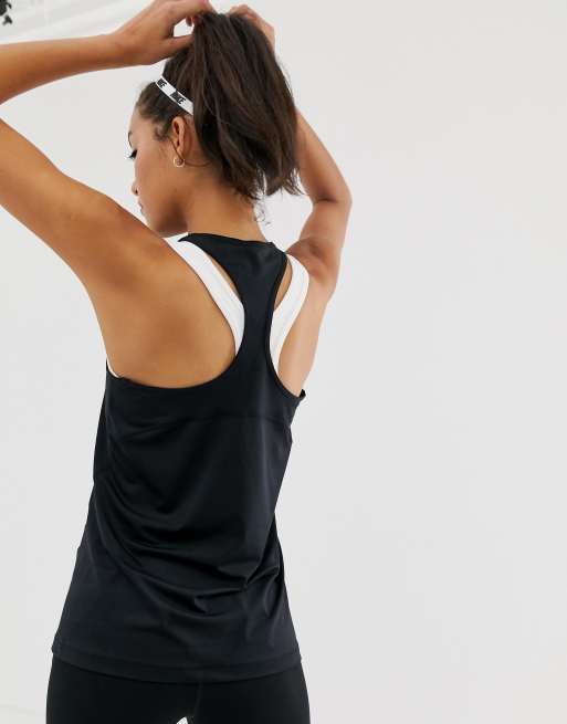 Sort trænings-tanktop fra Nike Pro, 2 af 4