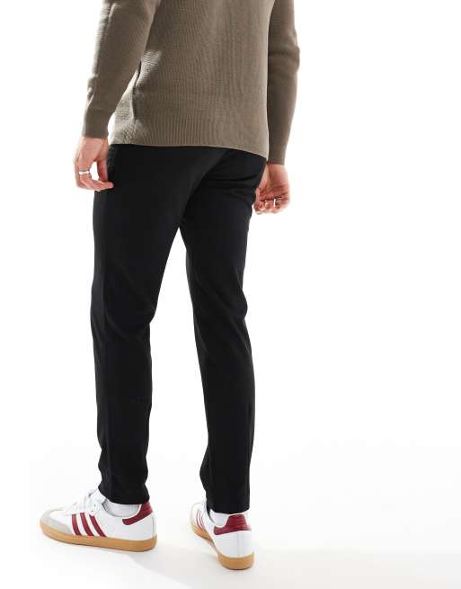 Sorte bukser i smal, tapered pasform fra Only & Sons, 3 af 5