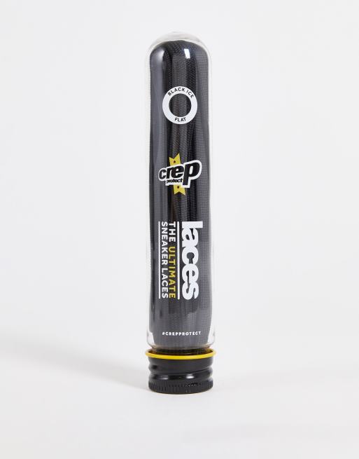 Sorte flade snørebånd fra Crep Protect