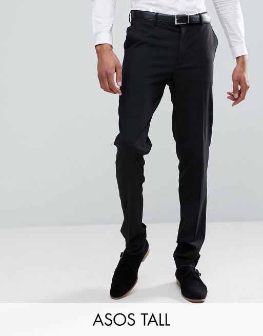  Sort skinny jakkesæt fra ASOS DESIGN Tall, 3 af 4