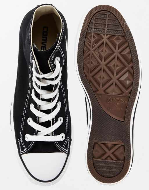 Sorte, højanklede sneakers fra Converse Chuck Taylor All Star, 3 af 4
