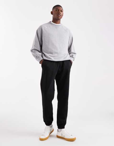 Sorte joggingbukser fra New Look - view 1