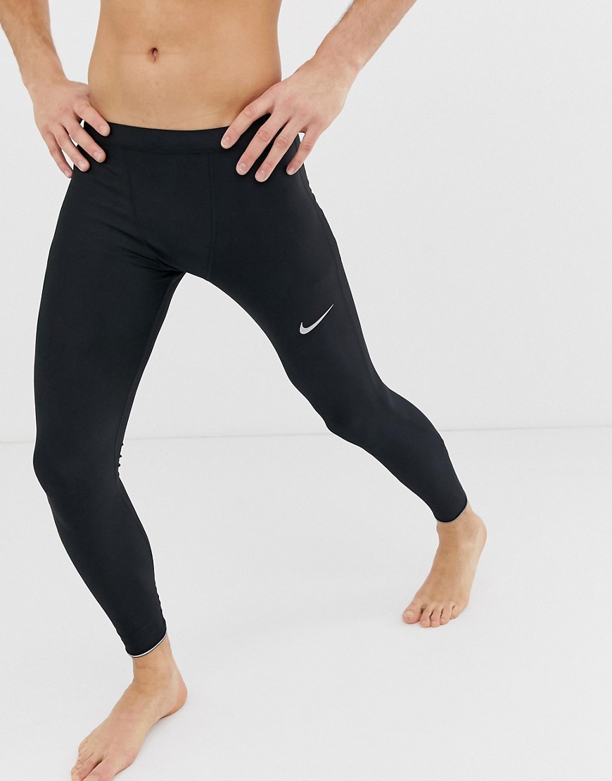 Sorte mobility-tights fra Nike Running