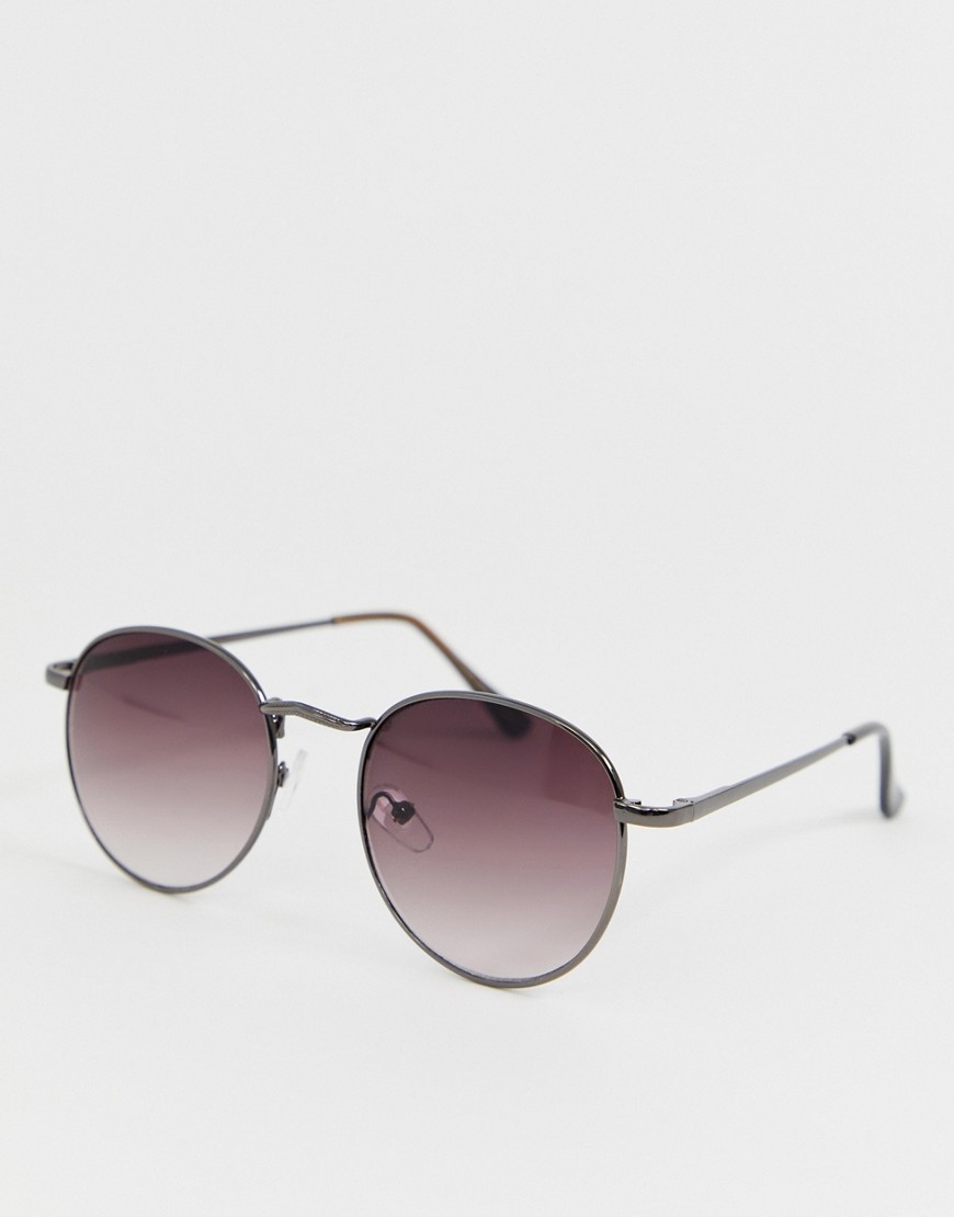 Sorte runde solbriller fra New Look