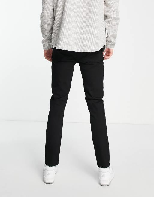 Sorte tapered fit-jeans fra ASOS DESIGN , 3 af 4