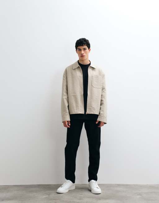 Sorte tapered fit-jeans fra ASOS DESIGN, 3 af 5